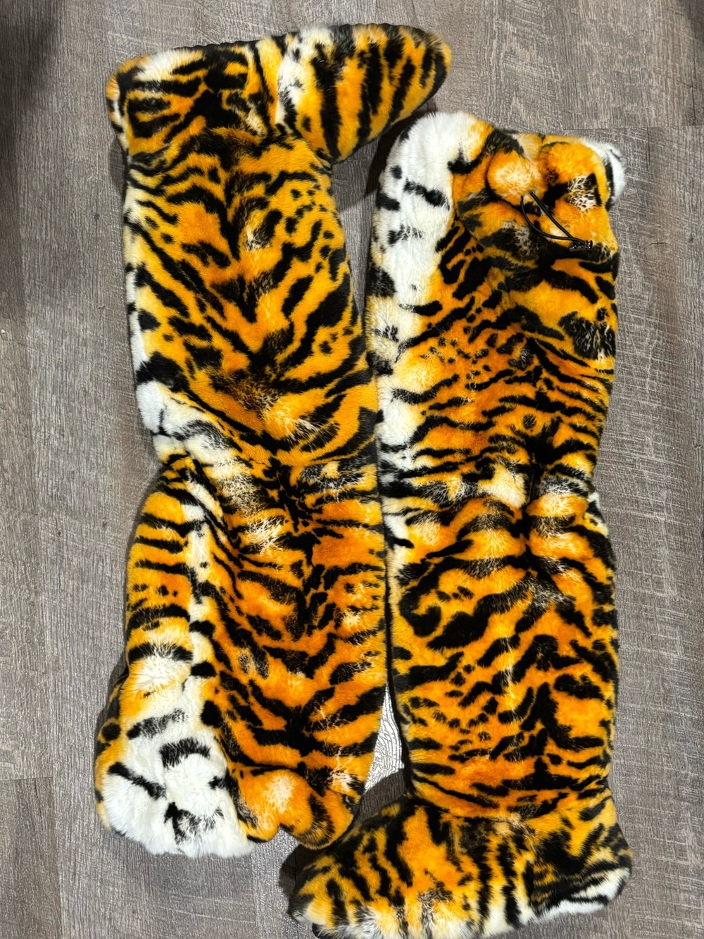 Authentic Rabbit Fur Thigh High Boots